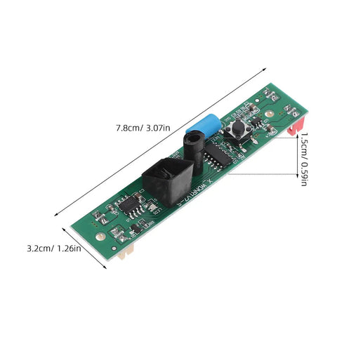 Smart Trash Can Sensor Board Replacement With Reliable Performance And Easy Install For Household And Kitchen Garbage Bins Plastic And Metal Circuit Board Parts For Touchless Waste Bin, 7.8cm board