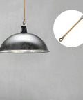 Chandelier Load Bearing Downrod With Hooks, 9.45 Inch Ceiling Light Support Tube, metal rod for pendant and ceiling fixtures