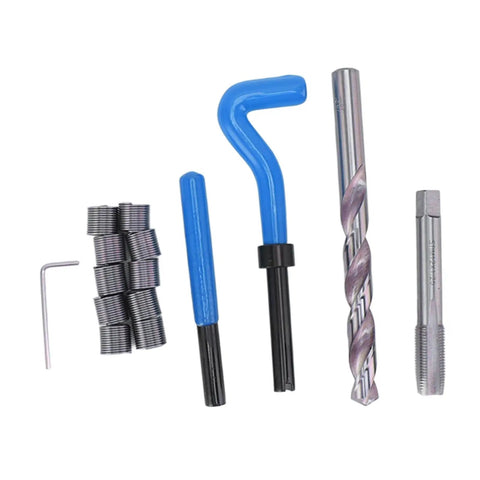 Top Tier M12 X 1.25 Thread Repair Kit Made From Premium HSS Steel For High Strength Threaded Insert Sets That Fix Damaged Threads Like A Boss With Precision Grinding And Durability You Can Trust, M12 x1.25 taps and drill bit
