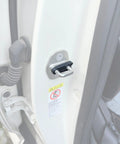 Universal Vehicle Door Buffers Knock Back The Heavy Slam With Chunky Silicone Shock Absorbers And Grip Tight Latch Protectors For Pickup Trucks Jeeps And Road Cruisers on door latch.