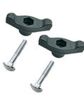 2 Pack Knob Handle Kit For Craftsman AYP Lawn Tractors Replacement Parts with bolts, black knobs and metal screws