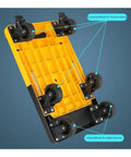 Heavy Duty Folding Platform Cart With Smooth Ball Casters Lets You Crush Hauling Tasks Stress Free showing wheels and sturdy design.