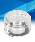 Transparent Push Button Switch Guard Cover 30mm Plastic Round Shield for Industrial Panels and Electrical Systems.