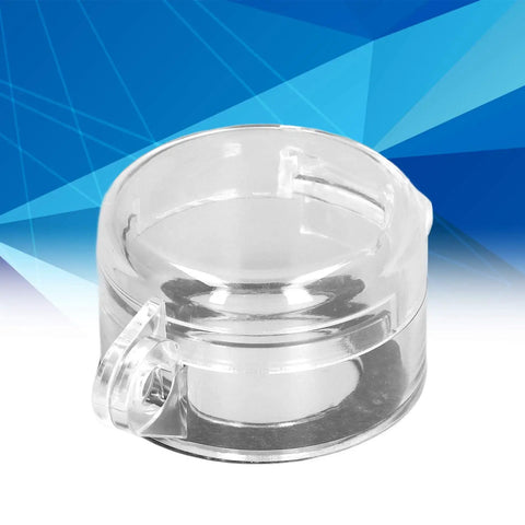 Transparent Push Button Switch Guard Cover 30mm Plastic Round Shield for Industrial Panels and Electrical Systems.