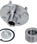 Pair Front Wheel Bearing Hubs Assembly For Ford Focus 2000-2011 4 Lug Bolts ABS Encoder Front Left And Right Kit