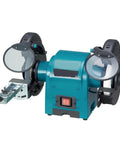All In One 6 Inch Bench Grinder Polisher For Metal Stone And Woodworking with dual wheels and magnifier