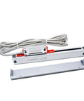 3 Axis LCD Digital Readout Kit With Three Glass Linear Scale Encoders For Lathe Grinder Milling setup, aluminum housing, precision measurement