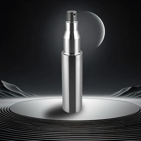 Trailer Spindle Round 42 EZ Lube Spindle For 5200 To 7000 Lb Trailer Axles, steel construction with threaded end, 11 inch length.