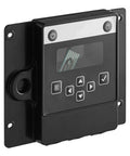The Real Deal Touch Pad Lcd Housing Assy Compatible With Manitowoc Ice Machines Replaces 000007926 Man7926 side view of black control panel shell.
