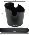 5 Inch Coffee Knock Box With Longer Detachable Knocking Rod Shock Absorbent Durable Non Slip Base Perfect Espresso Dump Bin