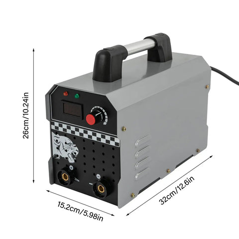 Stainless Steel Weld Cleaning Machine 110V 1000W Brush Type Bead Processor in silver color with dimensions