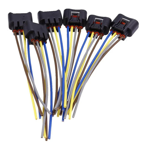 Toyota Lexus Ignition Coil Connector Plug Harness Replacement Four Way Female Pack Of 6 For 90980 11885 Compatible With Dorman