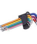Durable Hex Wrench Star Key Set With Color Coding For Tough Furniture Assembly And Fast DIY Repairs Featuring Heavy Duty Steel Construction For Ultimate Grip, 9pc
