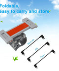 FPV Remote Controller 2 Tablet Mount For DJI FPV Drone with included USB cables in a foldable, easy to carry design.