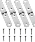 Stainless Steel 180 Degree Folding Hinge Set With Buffer For Cabinets And Sewing Machine Cabinets 10 Sets Smooth Quiet Close Built To Last