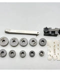 Heavy Duty 20-40mm Valve Seat Diamond Grinding Wheel Set With Angled Ruler And Clearance Gauge For Family Cars To Fix Minor Engine Glitches On The Fly, 20-40mm discs