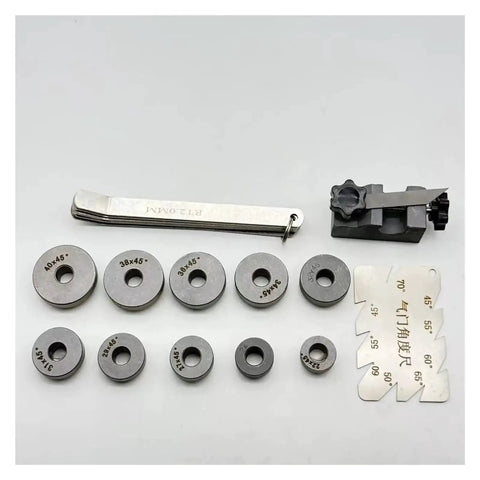 Heavy Duty 20-40mm Valve Seat Diamond Grinding Wheel Set With Angled Ruler And Clearance Gauge For Family Cars To Fix Minor Engine Glitches On The Fly, 20-40mm discs