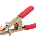 Heavy Duty 300A Welding Ground Clamp With Solid Brass Construction And Wide 45mm Jaw Opening For Secure Slip Free Grip