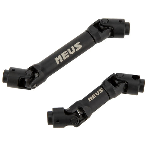 Upgrade Your Rig With These Tight Adjustable Front Rear Driveshafts For Axial SCX30 RC Crawlers, CNC metal, includes front and rear shafts.
