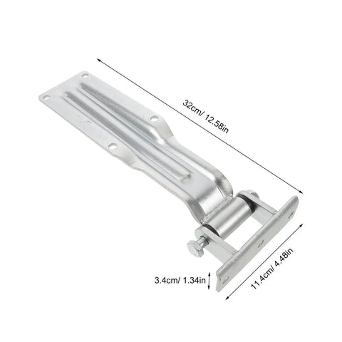 Built Tough Heavy Duty Vehicle Door Hinge For Utility And Semi Trailers With Anti Corrosion Finish Keeps Cold Storage Temperature Stable And Is Ideal For Freezers, Refrigerated Vehicles, And Garage Door Replacements, 32cm