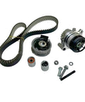 Premium V-Belt Drive And Water Pump Timing Belt Tensioner Set Kit For Audi A3 A4 TT EA113 2.0 TFSI FSI Engines Built With Tough materials To Handle High Heat And Endless Running Without Slipping, belt kit with tensioners and hardware