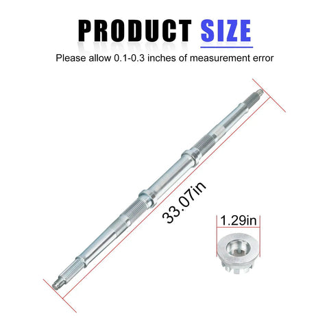 Rear Wheel Axle Shaft 42310-HC5-970 For Honda FourTrax 300 2x4 4x4 TRX300 FW 1993 2000 OEM Quality Replacement Shaft For Solid Fit And Smooth Handling Ready For The Trail, 33.07in