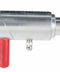 3/4 Inch Cam Lock Wrecker Pin Set showing heavy duty zinc plated twist lock plunger with red handle for towing applications.