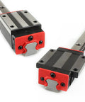 Beefy Linear Guide Rail With Bearing Blocks 1000mm Length HGH15 HGW15 HGR15 Series shown close-up