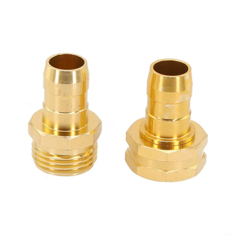 Ditch The Drips With This Badass Garden Hose Mender Repair Kit For 3/4 Inch Us Thread Male Female Fitting Set Made With Rustproof Stainless Steel Clamps To Fix Leaks Fast And Save Your Outdoor Sprayers. brass hose mender fittings