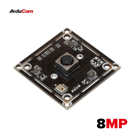 8MP 1080P Auto Focus USB Cam Module with Microphone, IMX179 1/3.2 Inch CMOS, square circuit board design