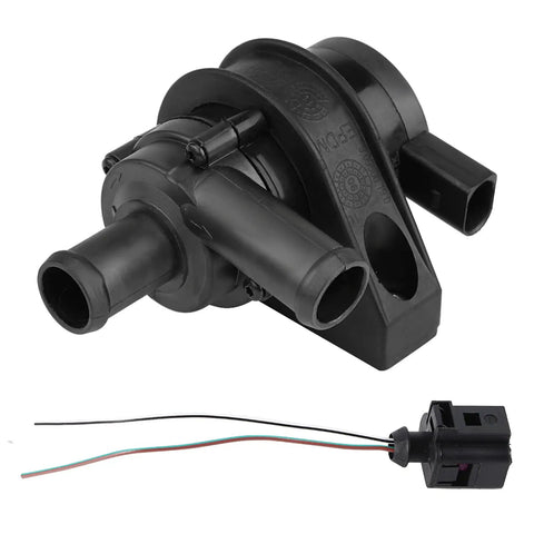Sungooyue Auxiliary Water Pump For 2.0T Engine 2007-2013 Seat Replacement Anti Plastic Coolant Circulation Direct Swap Radiator Part 1K0965561J Power Cord Included Easy Fix