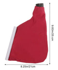 Universal 4 Inch Saw Dust Collection Bag, red fabric, 8.25x9.83 inches, designed for table saws and planers, keeps space clean.