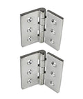 Beefed-Up 4 Inch Stainless Steel Folding Butt Hinges, 2-4 Pack, 6-Hole, Marine Grade Cast Stainless, perfect for doors and cabinets