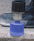Real Heavy Duty 12 Piece Diamond Hole Saw Kit For Tile Concrete And Marble Offers Fast Dry Cutting With Hex Shanks And Tough Carry Case cutting through granite slab.
