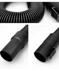 Extended Super Flexible Vacuum Hose 1-7/8 in x 7 ft with Locking Tab for Wet Dry Vacuums detail with connectors visible