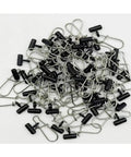 Sinker Sliders 50 Pack With Six Pound Duo Lock Snap For Fishing Rigs Stainless Steel Snaps And ABS Plastic Sinker Slides Saltwater
