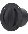 Boat Livewell Vent Cover with Enhanced Airflow, durable marine material, universal fit for boats and yachts, black color.