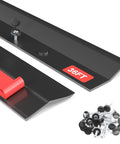 Heavy Duty Garage Door Seal Top And Sides Kit 36 Foot Black Flexible TPE Self Adhesive Weather Stripping Universal Replacement