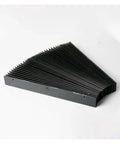 Flexible Dust Cover for CNC Milling Machines Built Tough and Waterproof, 1.5m by 15mm Accordion Bellows Guard shown folded