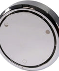 Universal Deep Soak PVC Bath Drain In Polished Chrome With European Tip Toe Push Drain showing polished chrome finish