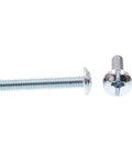 Sweet Truss Head Machine Screws Featuring Phillips And Slotted Combination Drive Thread Size 8 32 By 1 18 Inches two screws side by side