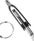 6 Inch Reversible Safety Wire Twister Pliers With 164 Ft Stainless Steel Wire 0.032 Gauge Dope Grip Left And Right Twists Tool