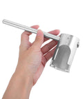 Heavy Duty Steel Fire Sprinkler Wrench For Concealed Heads Anti Grip Handle, held in hand for easy use.