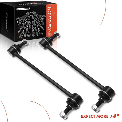 Front Sway Bar Link Stabilizer For Lexus ES300 ES330 RX330 RX350 RX450h RX450hL And Toyota Avalon Camry Highlander Solara Venza 2001 To 2019 Heavy Duty Suspension Link, 250 mm steel pair
