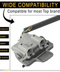 Washer Lid Switch Replacement 3949247 For Whirlpool And Kenmore Washers Direct Fit With 3949237, gray mechanism.