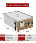 Dim Sum Steamer With 2 4 6 Hole Stainless Steel U Tube Heating Independent Water Supply And Temperature Control For Breakfast Shops