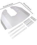 Stainless Steel Cavitation Plate For Boats Hydrofoil Fin Outboard Motor Upgrade Smoother Takeoff with mounting hardware