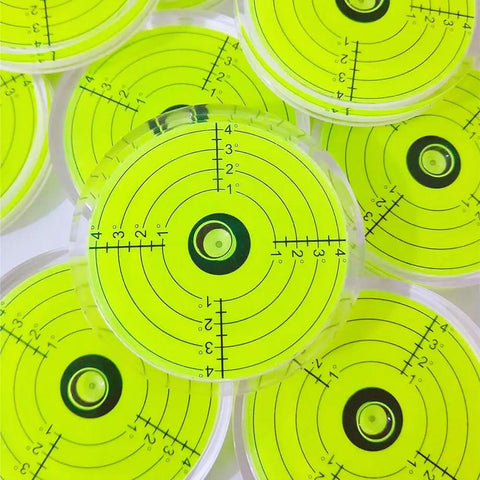 Rock Solid 80mm Round Spirit Level Featuring Degree Marked Surface And Oversized Bubble For Bang On Readings Heavy Duty Circular Measuring Device Perfect For Construction Layouts And Weekend Diy Fixes