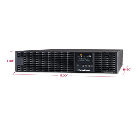 OL1500RTXL2U Smart App Online UPS System With 1500VA And 1350W Double Conversion Sine Wave Output 8 NEMA 5-15R Outlets 2U Rack And Tower Design Battery Backup And Surge Protection For Servers And Network Gear