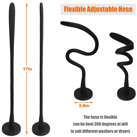 Magnetic Front Load Washer Door Prop With Flexible Hose Removable Door Stopper Keeps Door Propped Open To Prevent Odors Mold